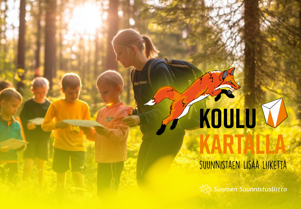 Koulu kartalla -teemaviikot tuovat suunnistuksen kouluihin ympäri Suomen